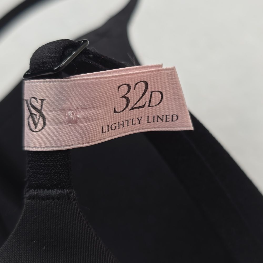 3272 NWT Flex Factor Lightly Lined Plunge Demi Bra Sz 32D - Picture 7 of 7
